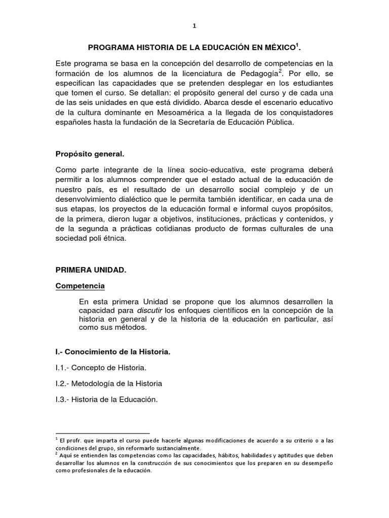 Historia de la Educación en México | PDF | México | Ciudad de México