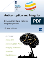 2. Anticorruption & Integrity_Jonathan Helliwell (Update)-14March2018