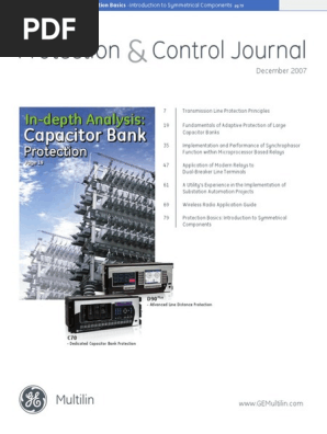 Protection Control Journal: Capacitor Bank | PDF | Relay