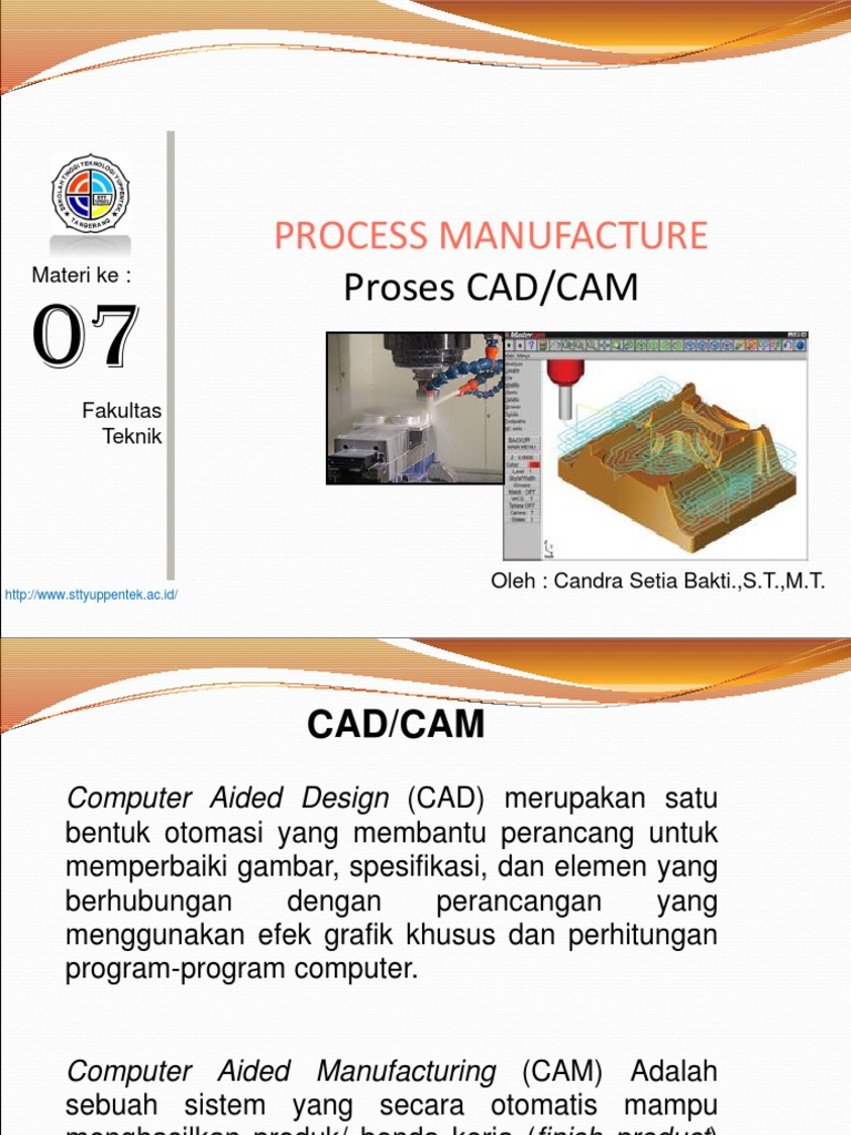 Materi 7 Proses CAD CAM | PDF