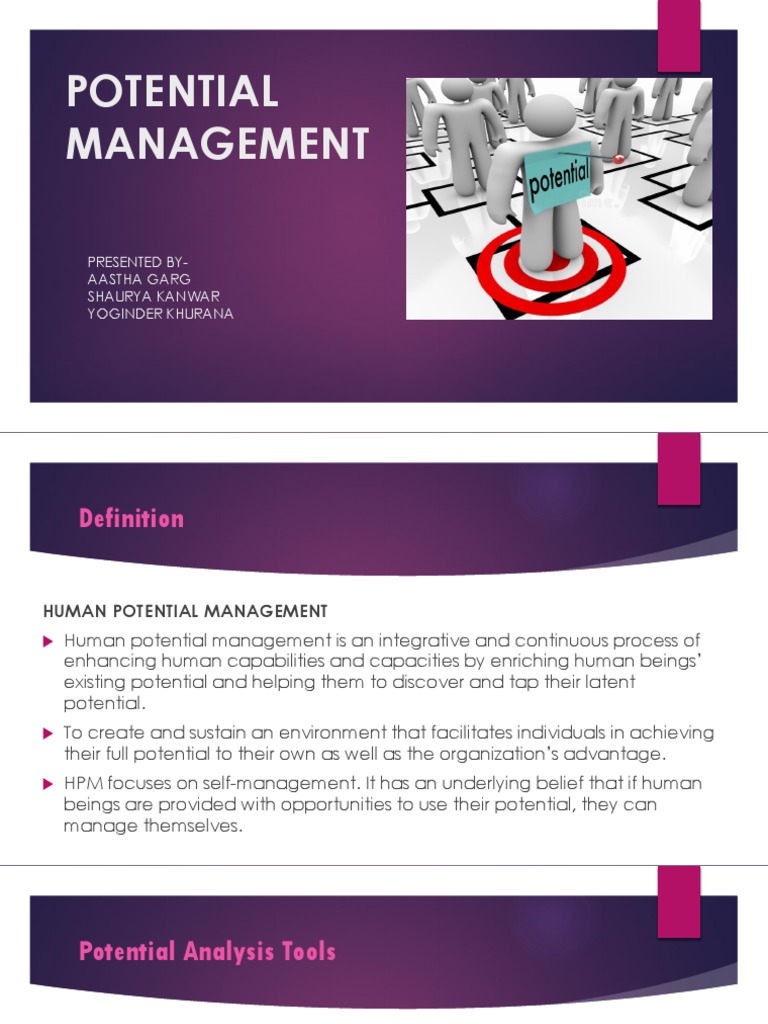 Human Potential Management Guide | PDF | Cognitive Science | Psychology
