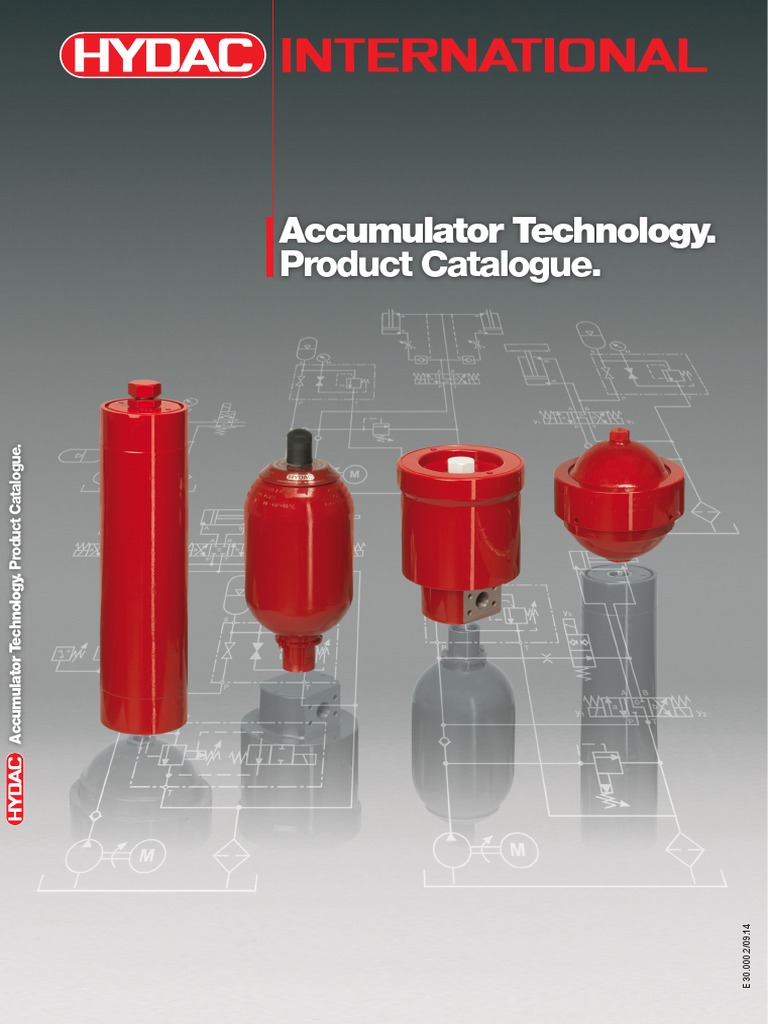 Hydac Accumulator Product Catalogue Diaphragm Accumulators PDF Pump Valve