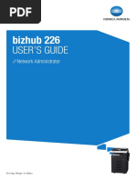 Bizhub 226 Network Administrator en 1 2 0