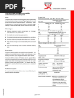 Conbextra GP2: Free Ow, High Strength, Non-Shrink, Cementitious Precision Grout