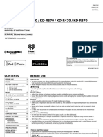 KD-R775S / KD-R670 / KD-R570 / KD-R470 / KD-R370: Instruction Manual Manuel D'Instructions Manual de Instrucciones