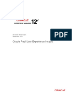 Oracle Real User Experience Insight: An Oracle White Paper September, 2011