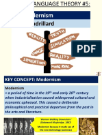 Postmodernism Jean Baudrillard (Media Language Theory 5)