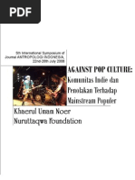 Download against pop culture paper panel 7 by Khaerul Umam Noer SN3740220 doc pdf