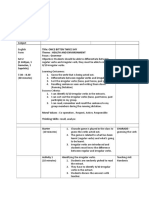 Lesson Plan: Title: Once Bitten Twice Shy Theme: Health and Enviironment Focus: Grammar