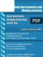 Weld Joint Geometry - Basic Weld Joints
