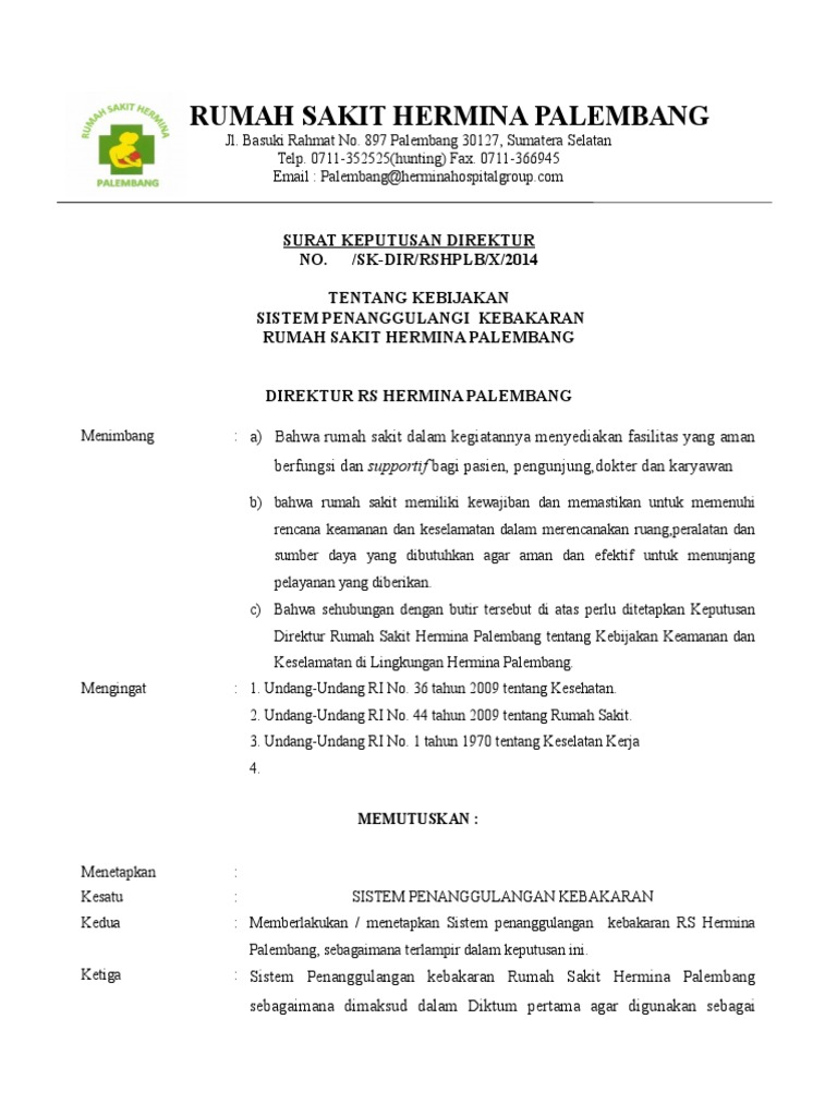 Kop Surat Rumah Sakit Contoh Kop Surat