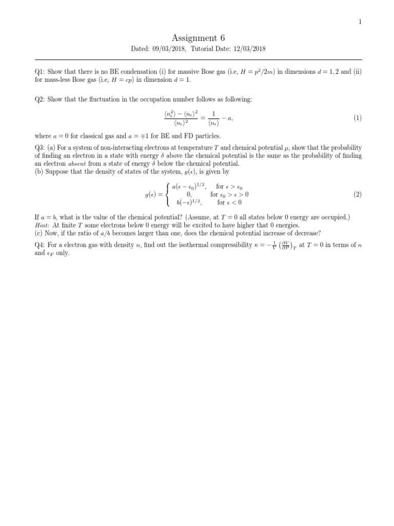 Assignment 6 | PDF
