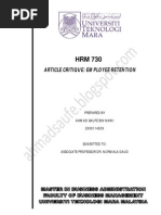 Download Article Critique - Employee Retention by Ahmad Saufe Nawi SN37402765 doc pdf