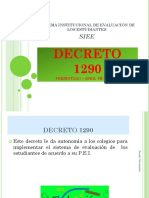 Decreto 1290 Exposicion Para Profesores
