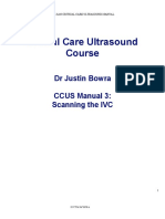 Critical Care Ultrasound Course: DR Justin Bowra CCUS Manual 3: Scanning The IVC