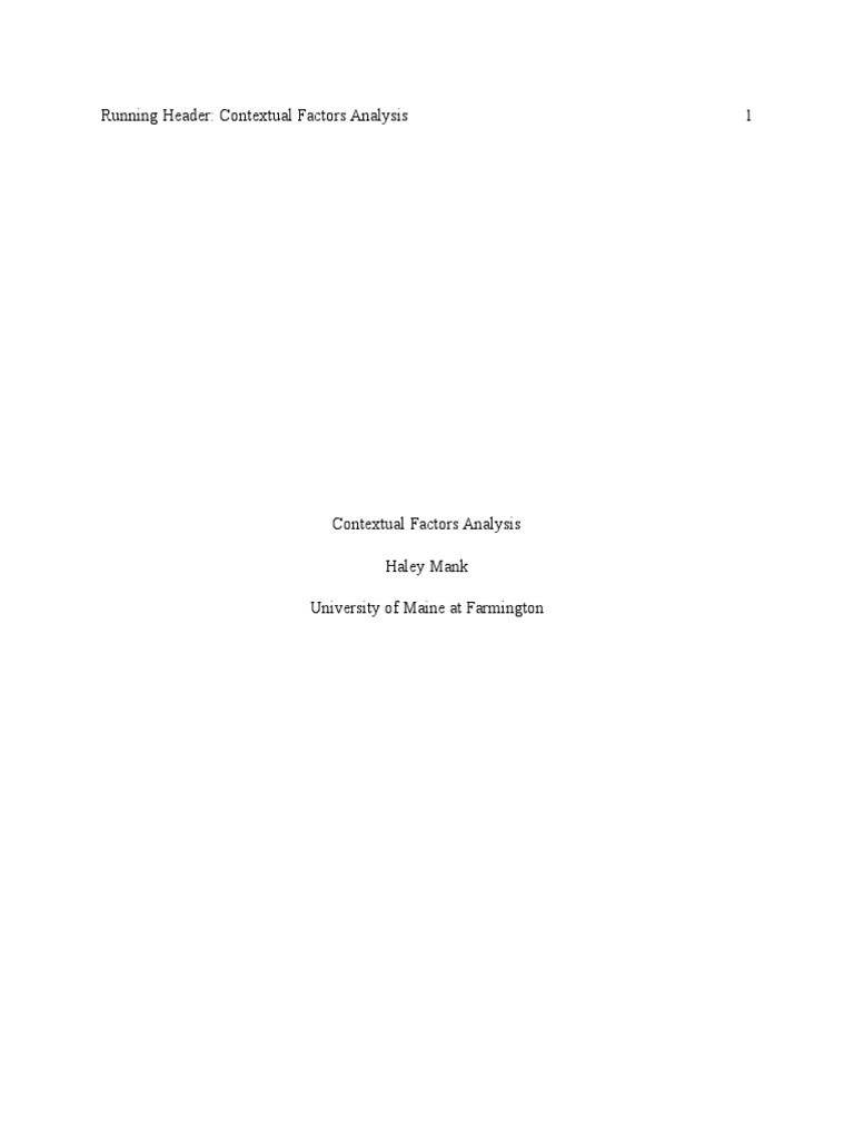 Contextual factors analysis pdf reading comprehension curriculum