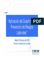 Slide - MX - Aplicacion Del Coaching A La PRL 18 06 2014 Humberto Borras PDF