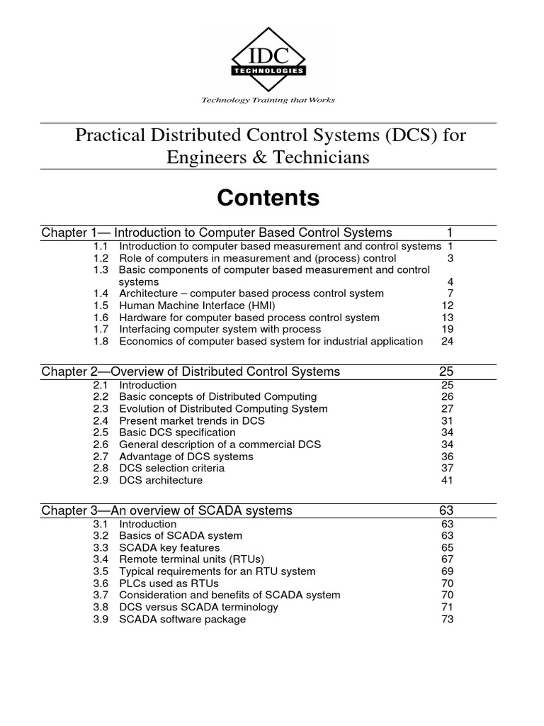 Practical Distributed Control Systems (DCS) For Engineers & Technicians ...