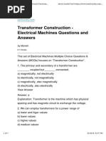 Questions & Answers On Transformers