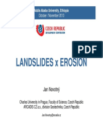 Landslides X Erosion: Jan Novotný