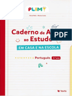 Caderno de Apoio Ao Estudo - Portugues - 2º Ano PLIM