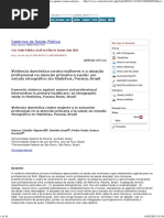 Violência Doméstica Contra Mulheres