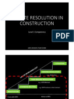 Dispute Resolution in Construction: Level 1 Competency