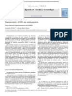 Revista Espan Ola de Geriatrı A y Gerontologı A: Drug-Induced Hyponatraemia and SIADH