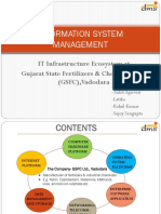 Information System Management: IT Infrastructure Ecosystem at Gujarat State Fertilizers & Chemicals Ltd. (GSFC), Vadodara