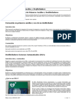 Programa Primeros Auxilios Desfibriladores