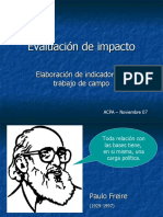 Evaluación de Impacto