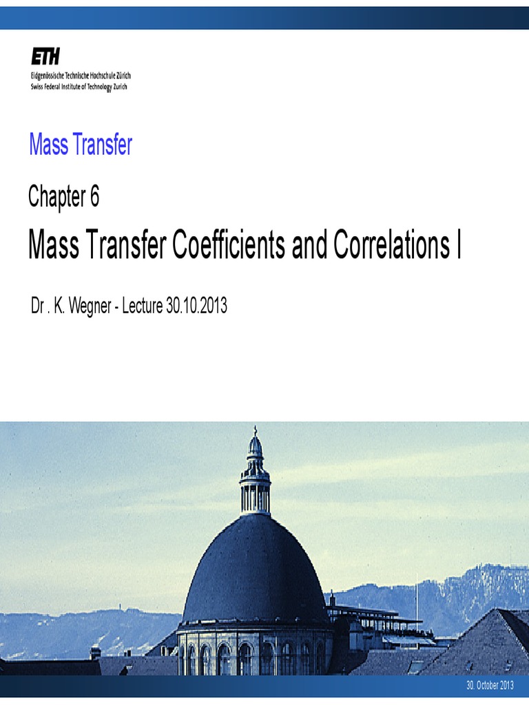 Mass Transfer Coefficients Explained | PDF | Diffusion | Evaporation