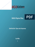 Creación y efectos de los tipos de empresa en SIIGO Pyme Plus