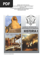 Cuaderno de Fortalecimiento Historia 1