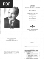 Lógica - A Pergunta Pela Essência Da Linguagem, Martin Heidegger 