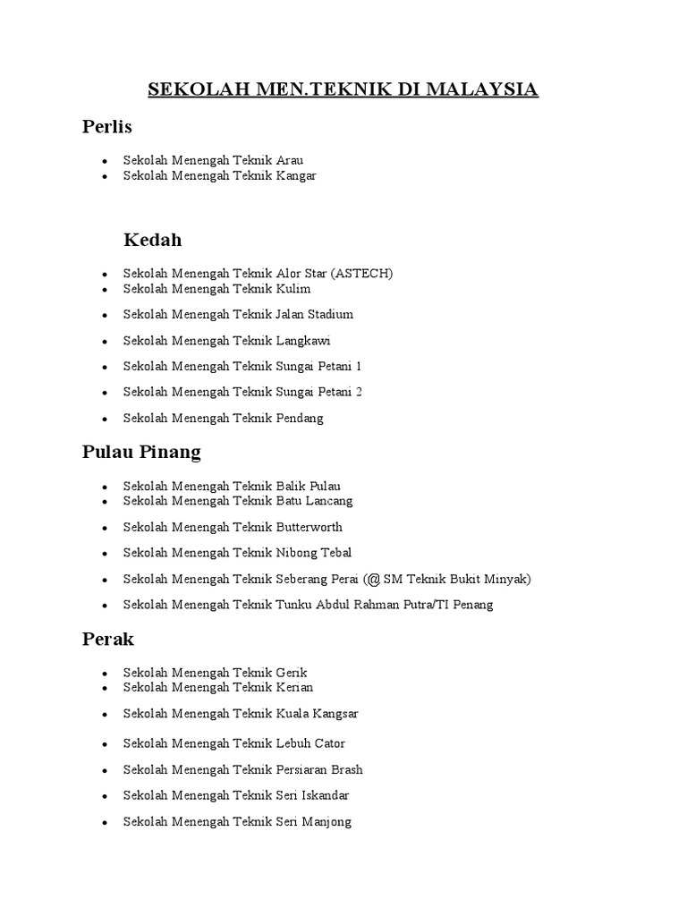 Sekolah Men Teknik Pdf