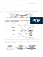 TAREA SOBRE ESFUERZOS MECANICOS Y DEFINICIONES