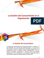 Gestión Conocimiento Organización