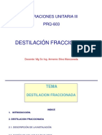 Destilación Fraccionada