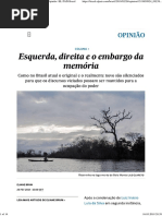 Esquerda, Direita e o Embargo Da Memória _ Opinião _ EL PAÍS Brasil