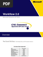 Dynamics GP Workflow (Flujo de Trabajo)