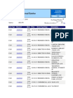 Police Journal Entries: Entry Type Record # Date Time Event Type/Dispo Information