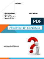 PERSPEKTIF KANONIK