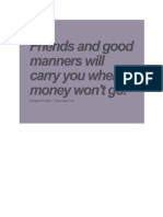 Quotes-Good Manners