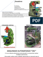 Clasificación de Las Fresadoras