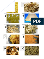 Pass The Pasta Picture Quiz