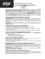 Contrato Especialista en Proyectos