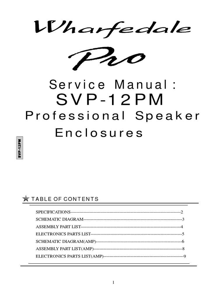 wharfedale svp 12
