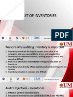 (AP) (P03) - Audit of Inventories