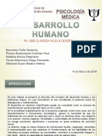 Desarrollo Humano ( Diapositivas de Monografia 1) Psicologia Medica